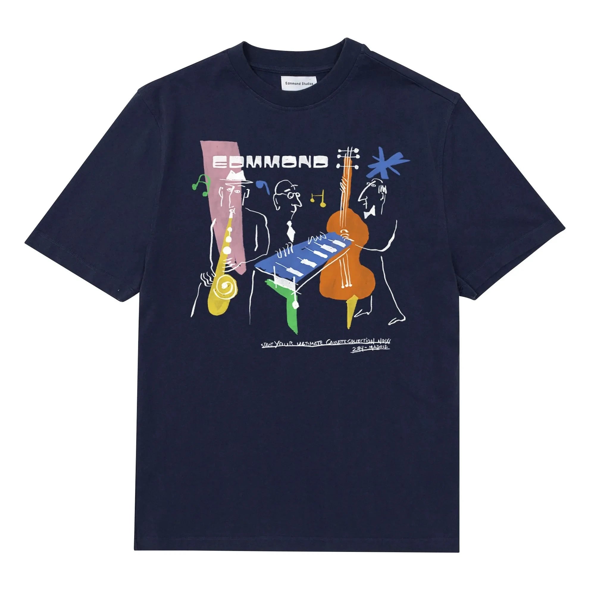 Edmmond Studios - Cotton Box T-Shirt | Dark Blue