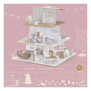 Djeco - DIY Cardboard Dollhouse