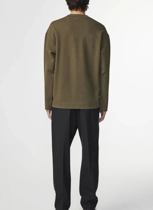 NN.07 - Benja 3530 organic cotton sweatshirt | Olive brown