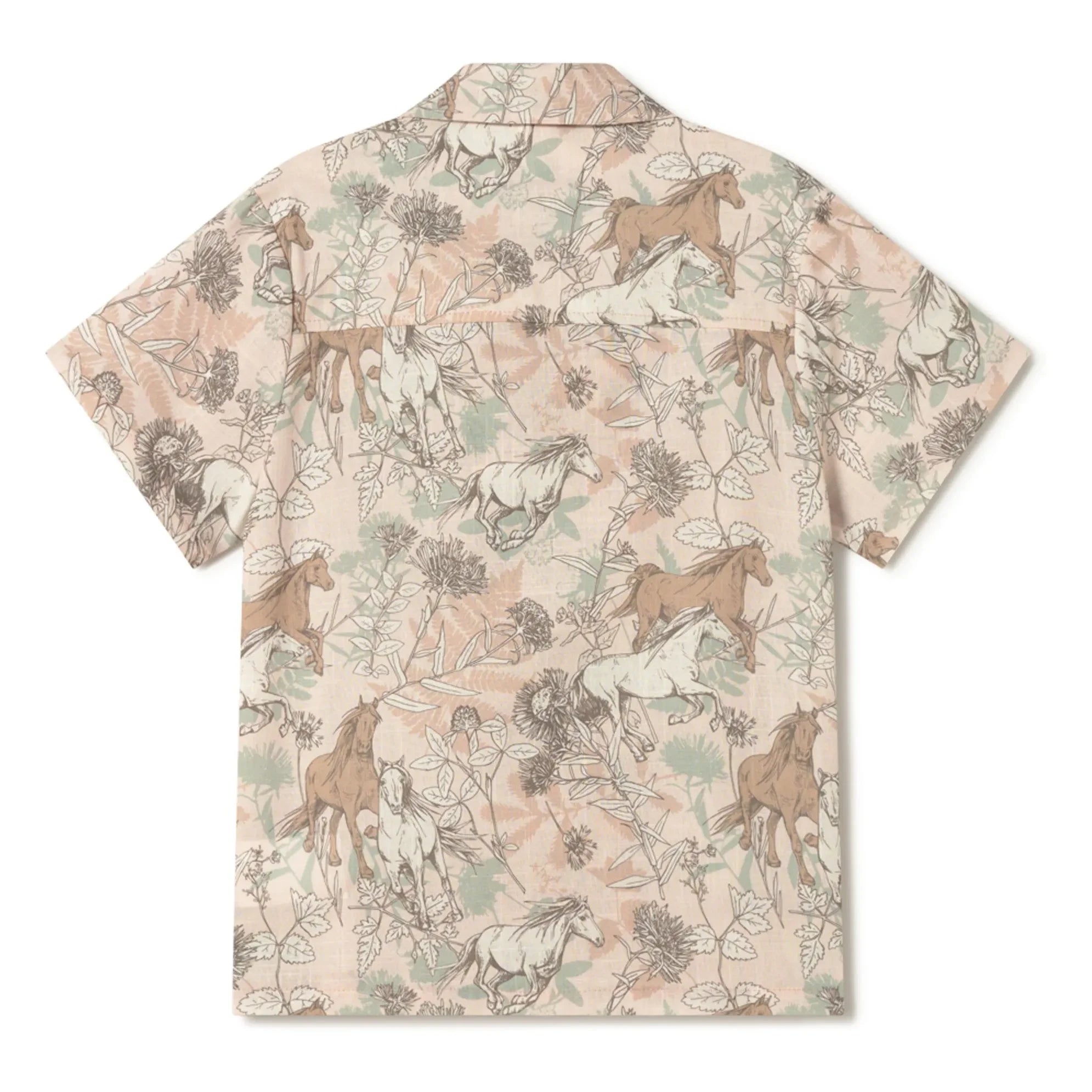 Coco au Lait - Horses Shirt | Powder Pink
