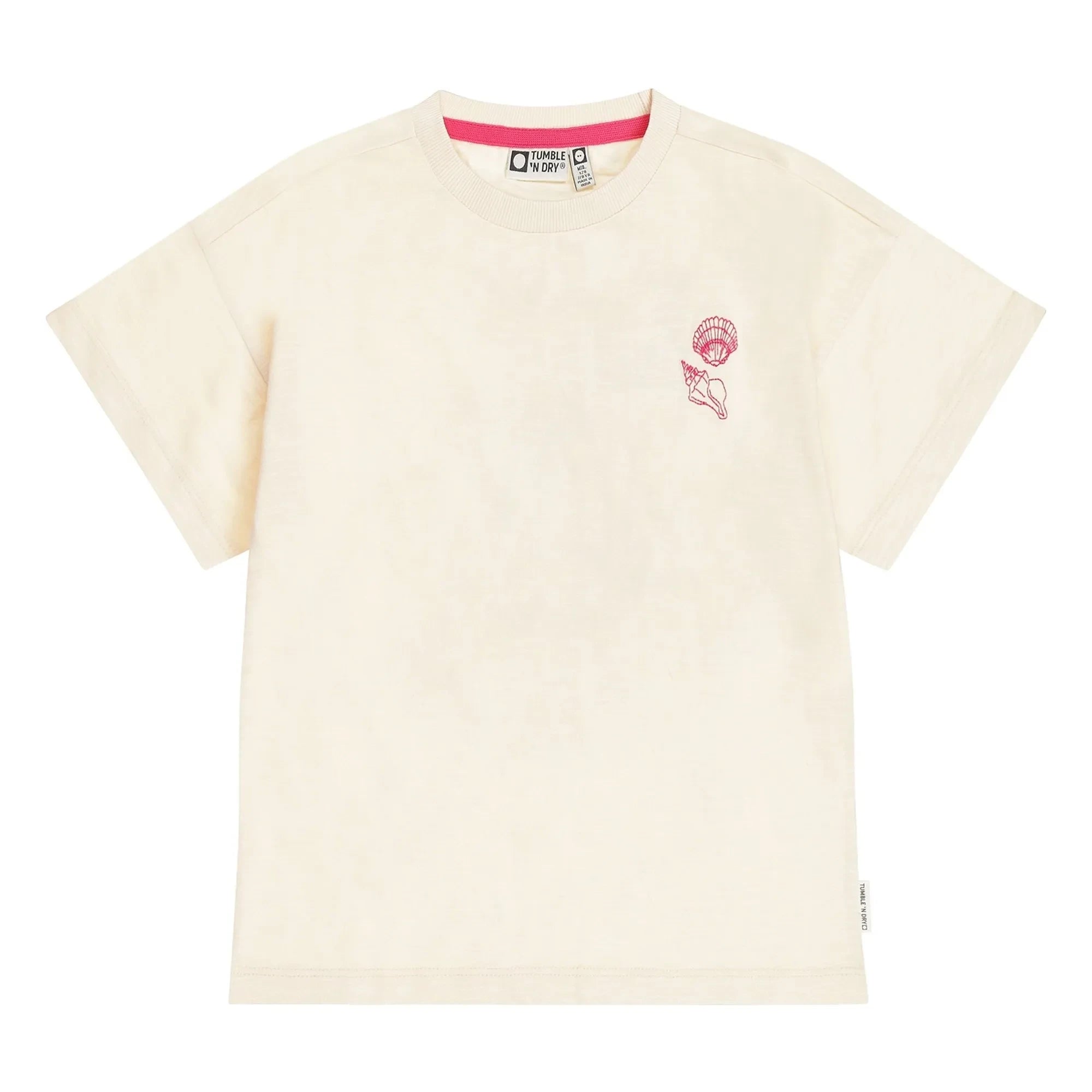 Tumble N'Dry - Oversized T-Shirt Nautilus Organic Cotton | Ecru