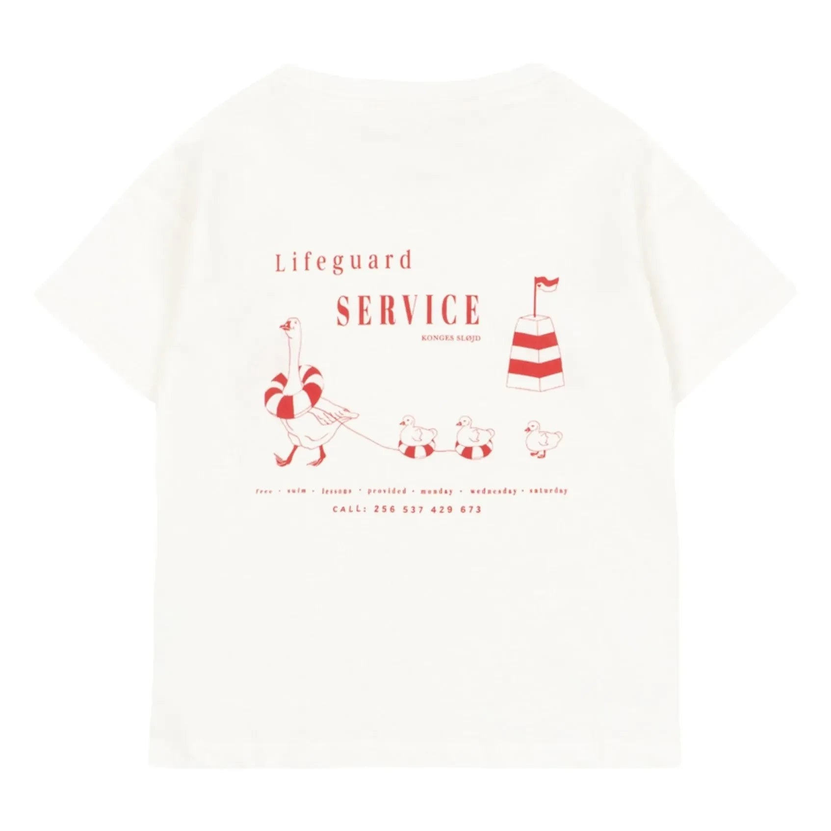 Konges Sløjd - Era Duck Organic Cotton T-Shirt | White