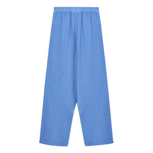 the new society - Melissa Linen Pants | Blue