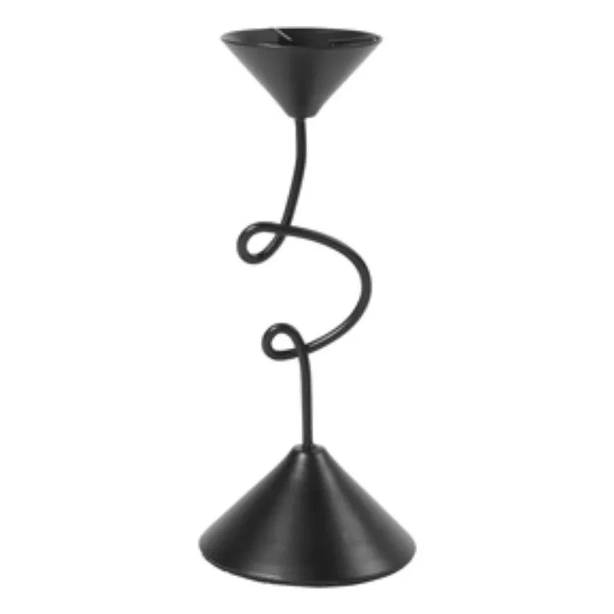 Broste Copenhagen - Selma Candle Holder | Black
