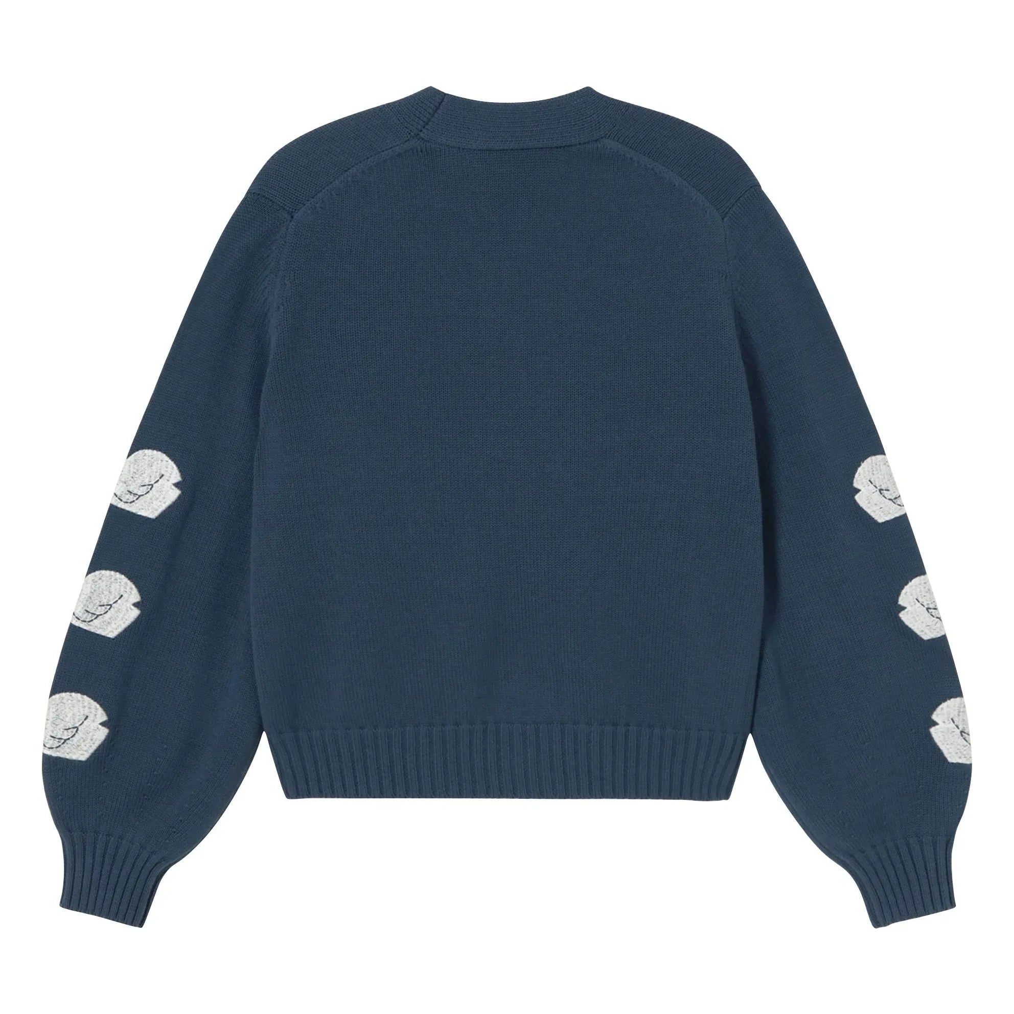 The Tiny Big Sister - Cotton Swan Cardigan | Navy Blue