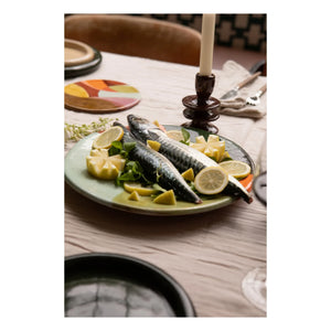 Rosi Mistou - Earthenware Ceramic Serving Plate | Celadon