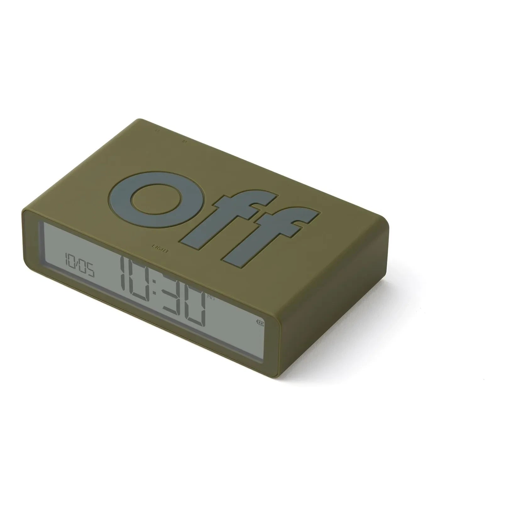 Lexon - Rotary Alarm Clock | Khaki