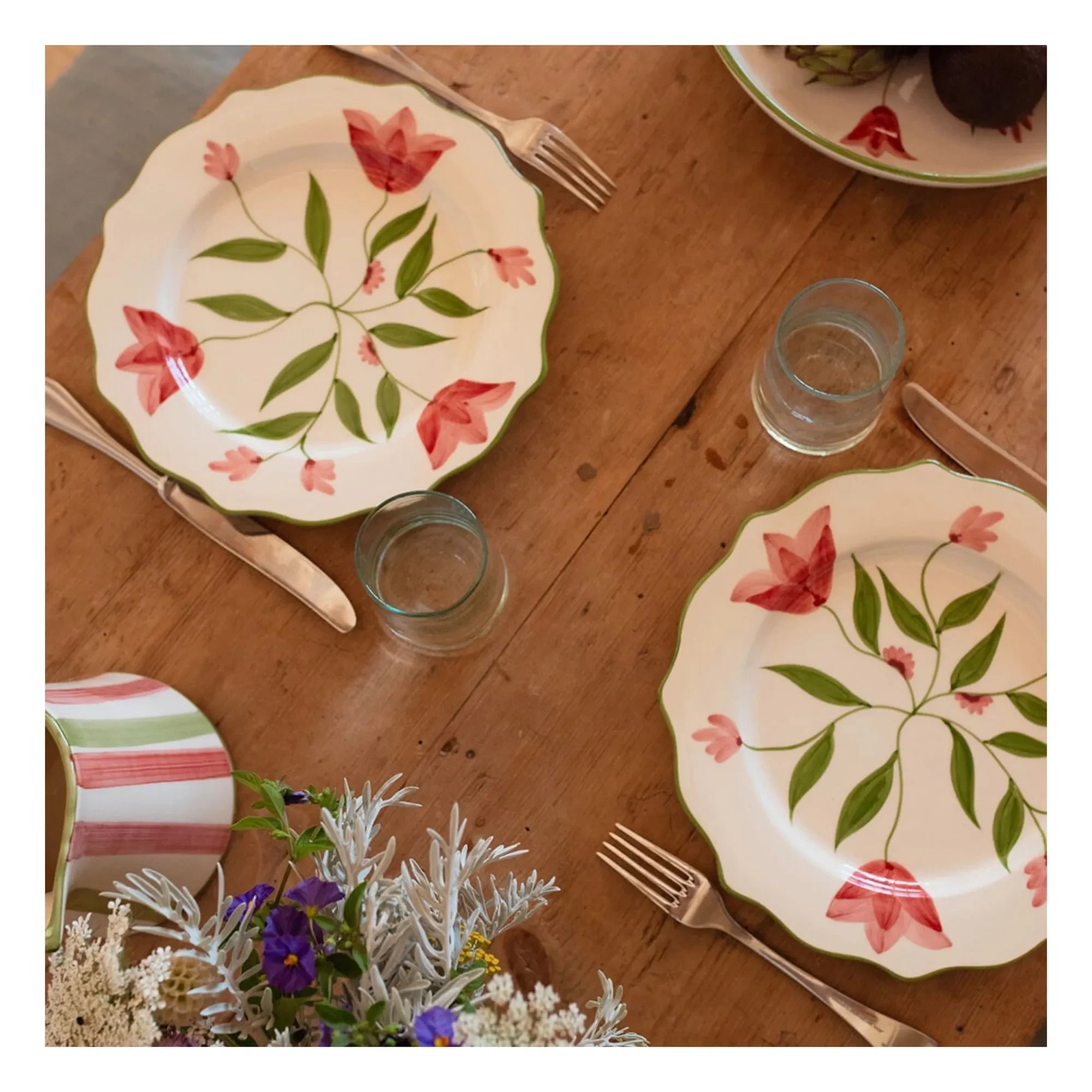 Denise - Romy plate 27 cm | Pink