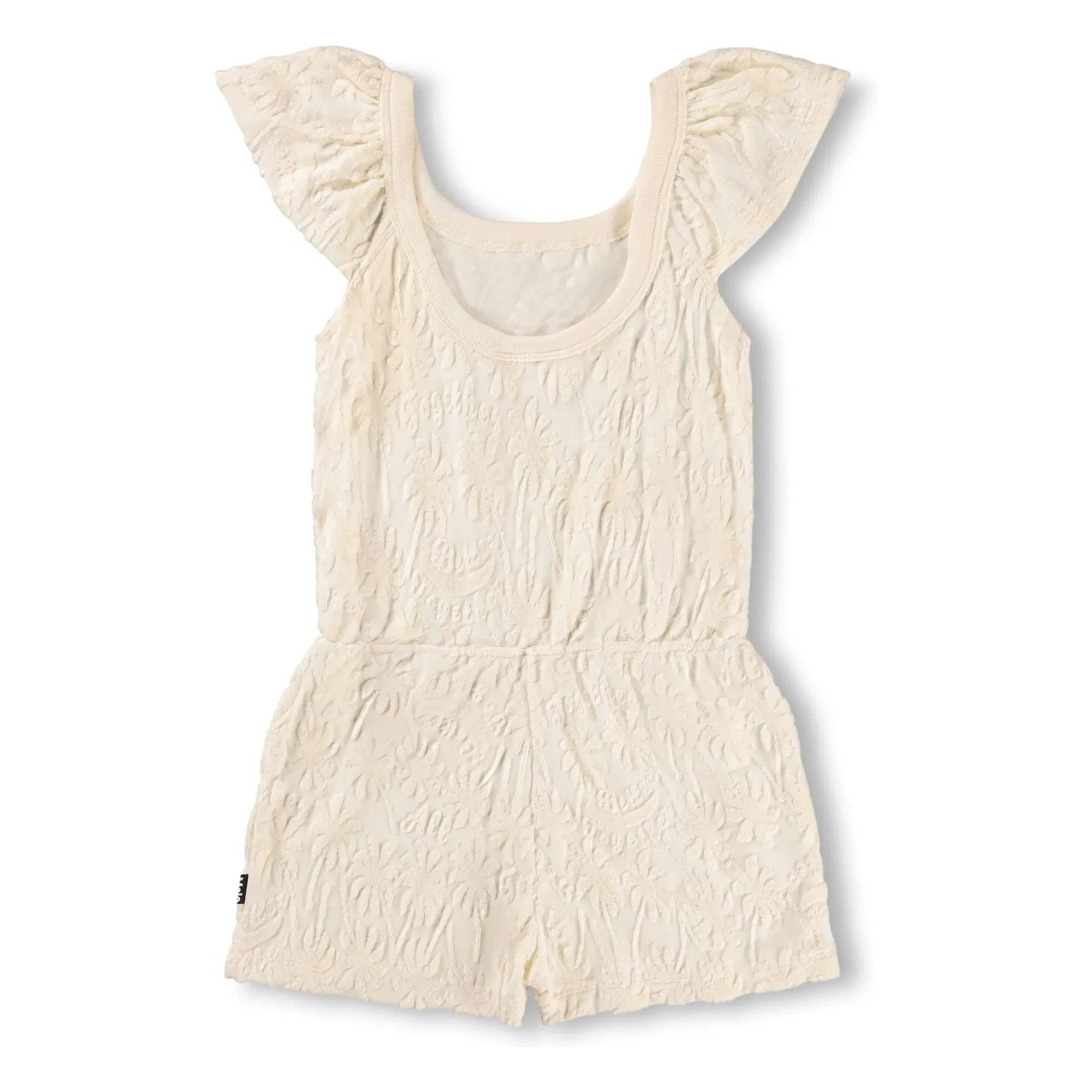 Molo - Avery Palm Romper | Ecru