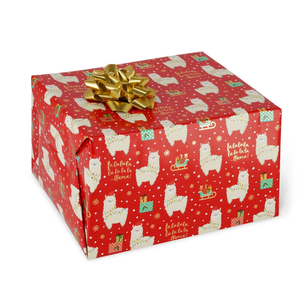 Legami - Christmas Wrapping Paper - Llama