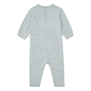 Bonpoint - Tilouana Cashmere Jumpsuit | Grey Melange