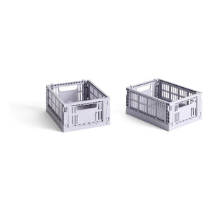 Hay - Foldable Storage Baskets - Set of 2 | Lavender