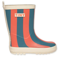 Tinycottons - Çizgili Yağmur Çizmeleri | Kırmızı