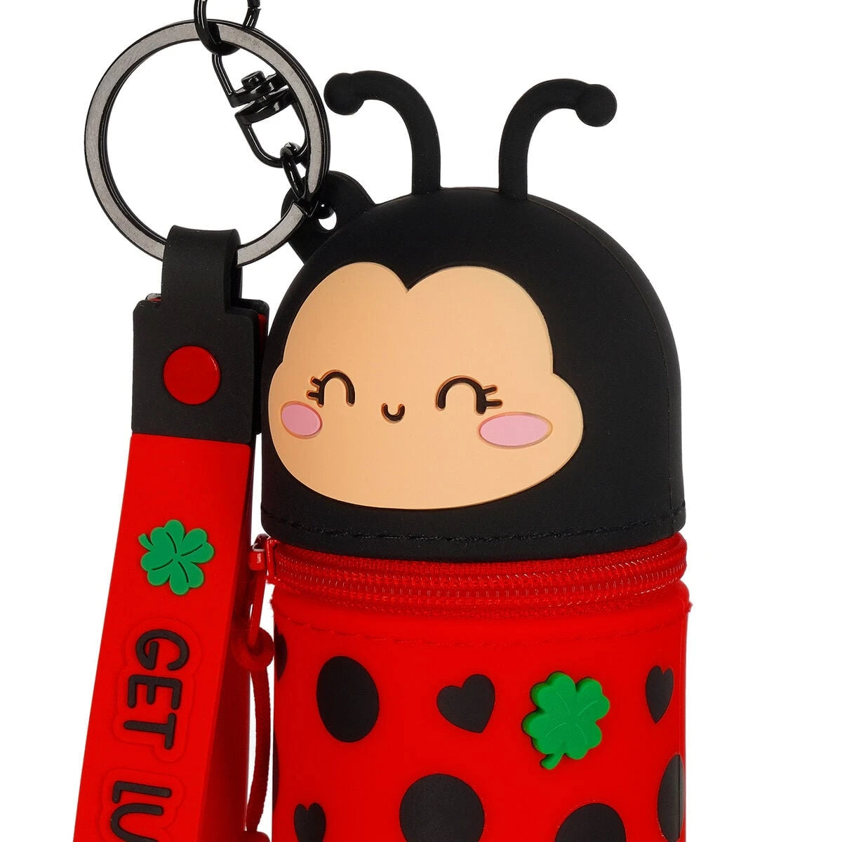 Legami - Ladybug Coin Purse with Keychain - Mini Kawaii