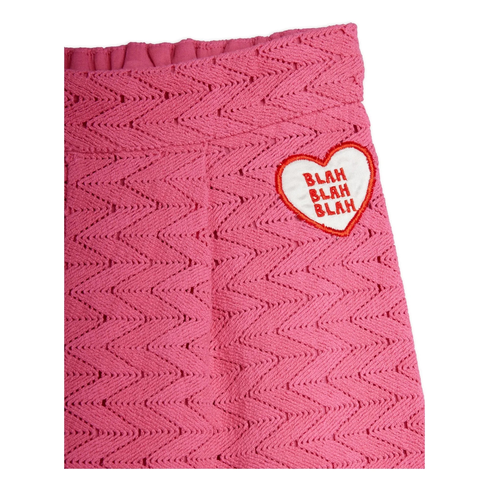 Mini Rodini - Organic Cotton Lace Pants | Pink