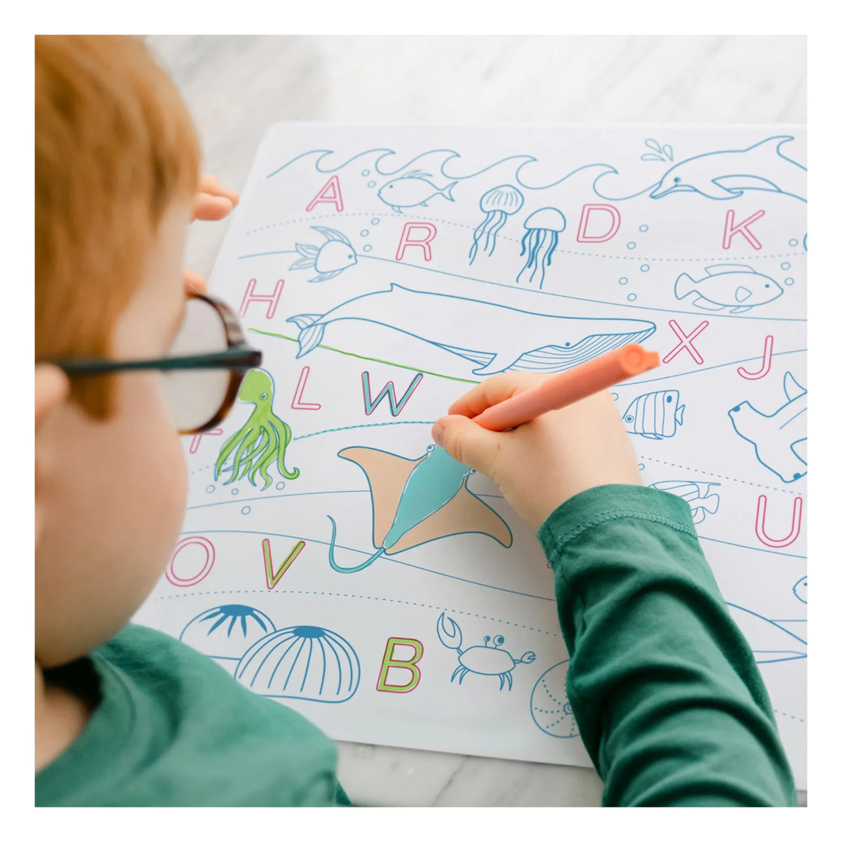 Superpetit - Alphabet Coloring American Platter