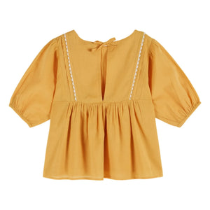 Emile et Ida - Yellow Ruffled Blouse