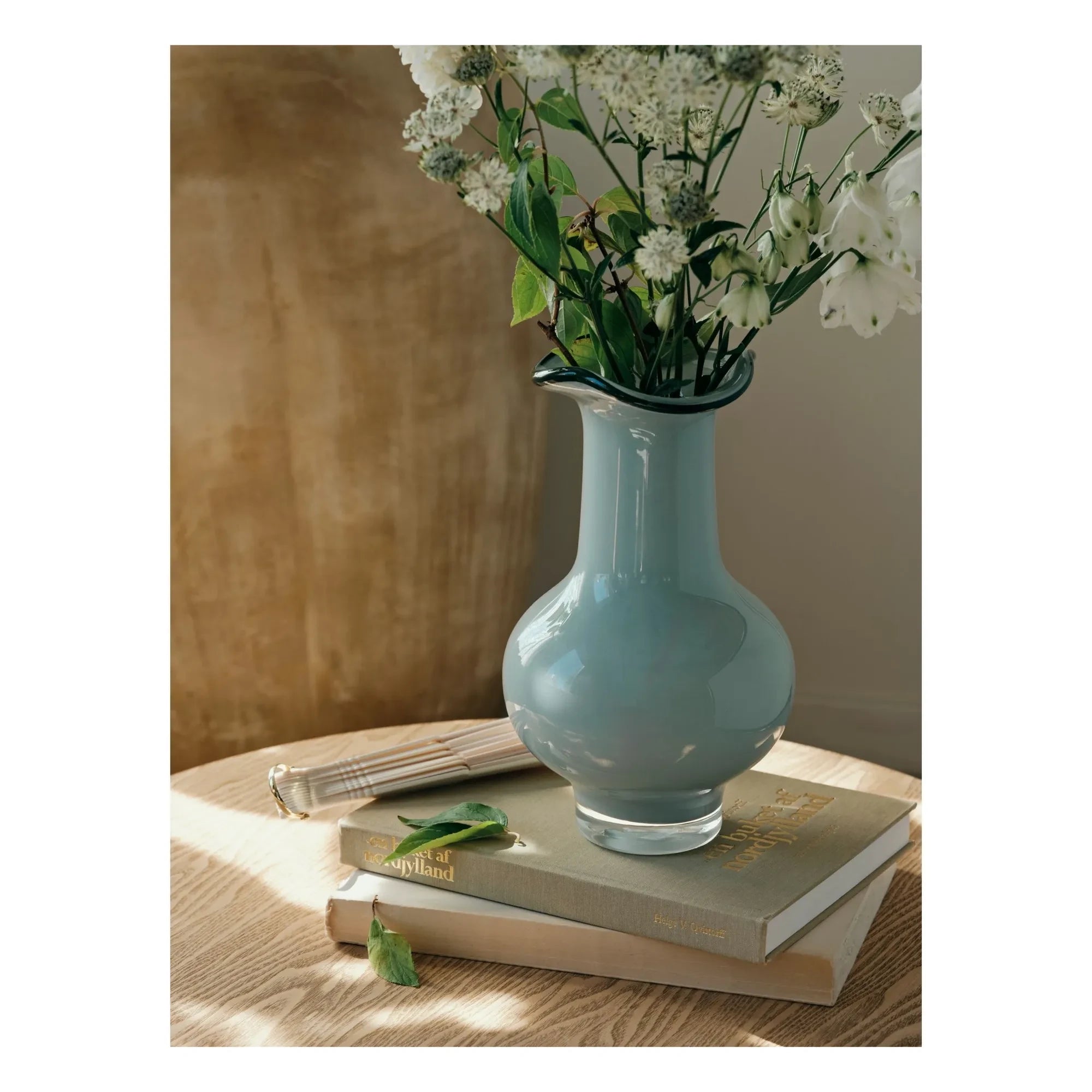 Broste Copenhagen - Mirja Glass Vase | Blue