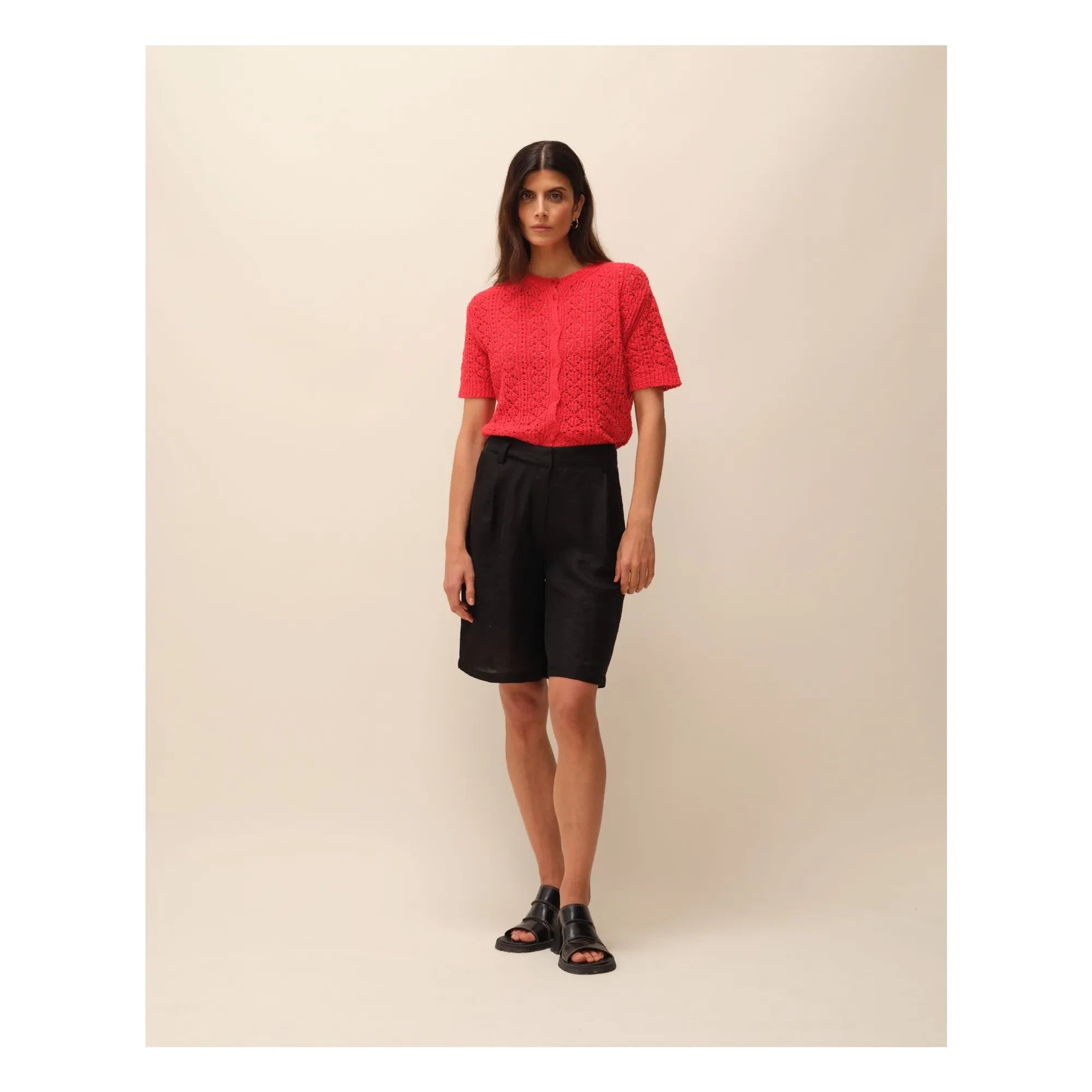 Nitah - Myriam Bermuda Shorts | Black