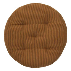 Madam Stoltz - Cotton Thin Striped Chair Cover | Caramel