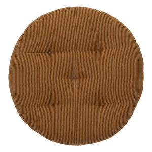 Madam Stoltz - Cotton Thin Striped Chair Cover | Caramel