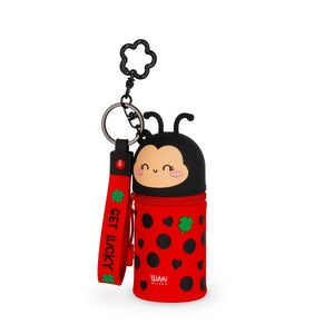 Legami - Ladybug Coin Purse with Keychain - Mini Kawaii