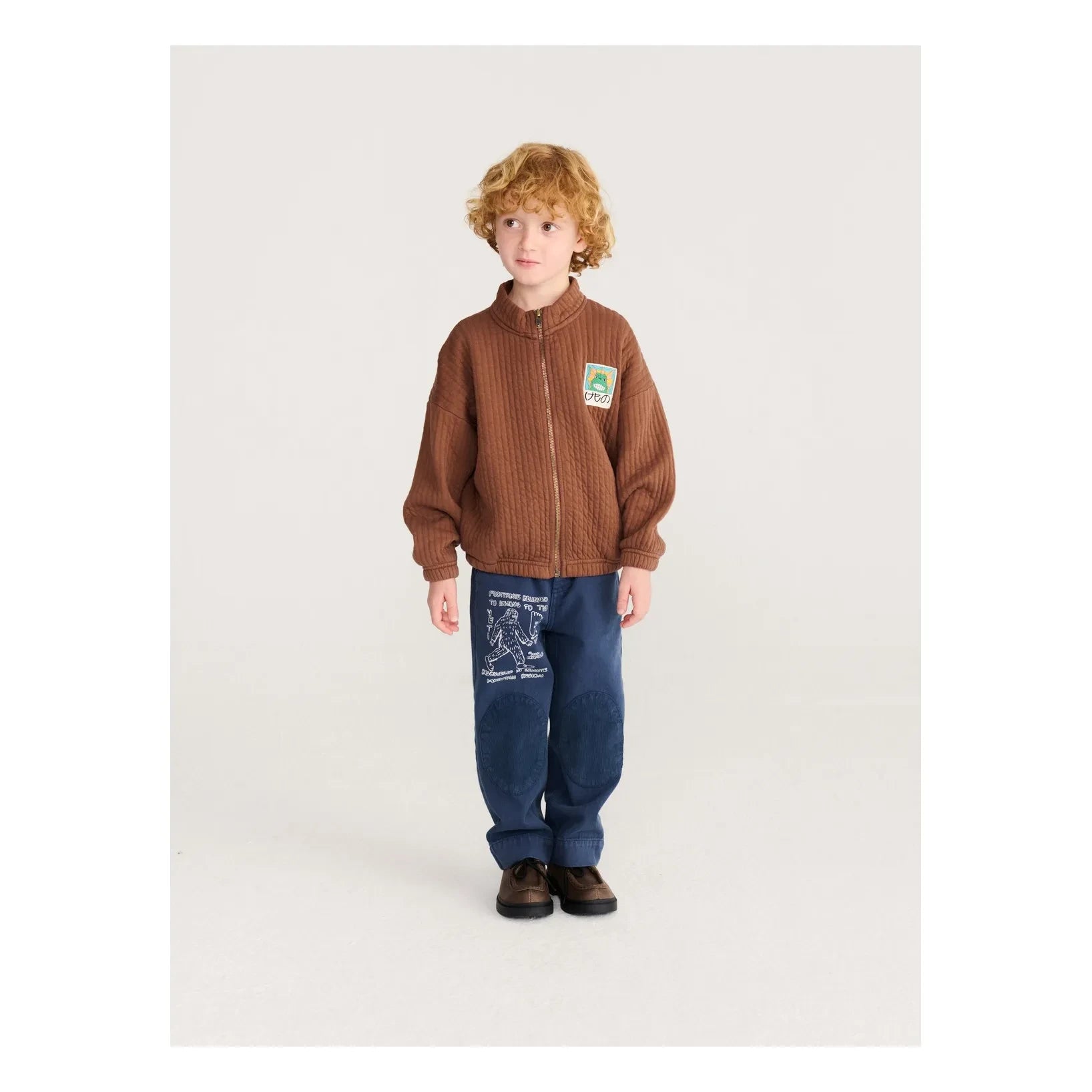 Bobo Choses - Organic Cotton Patch Trousers | Blue