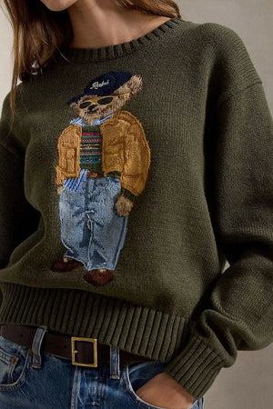 Polo Ralph Lauren Kadın Pamuk Kazak