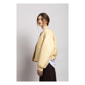 Smallable Woman - Solstice Bomber Jacket | Pale Yellow