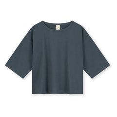 Gray Label - 3/4 Sleeve Organic Cotton T-Shirt | Gray Blue
