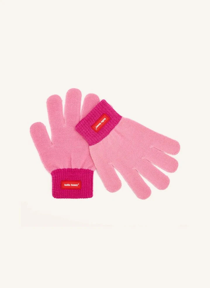 Hello Hossy - Convenient Organic Cotton Gloves | Pink