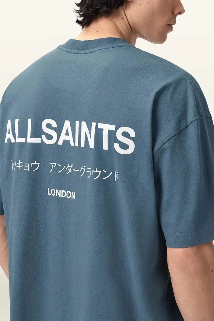 AllSaints Erkek Pamuklu Oversize Tişört