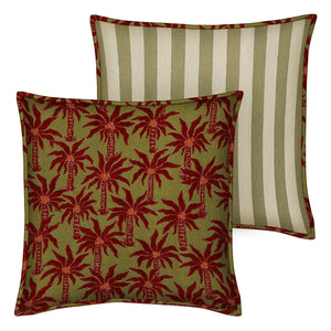 Palais - Laura x Jackie Double-Sided Pillowcase | Olive