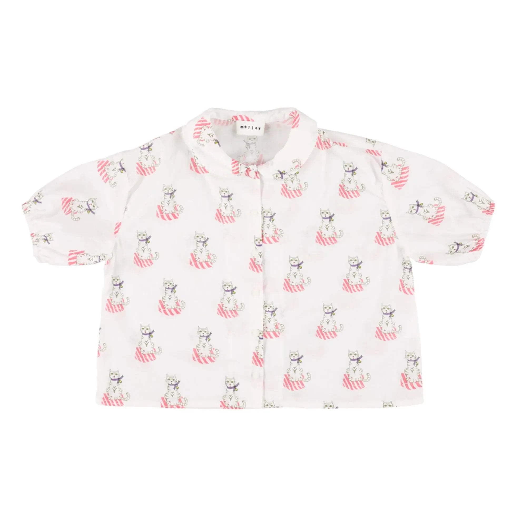 Morley - Xanon Cats Blouse | White