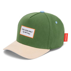 Hello Hossy - Organic Cotton Mini Curved Visor Hat | Green