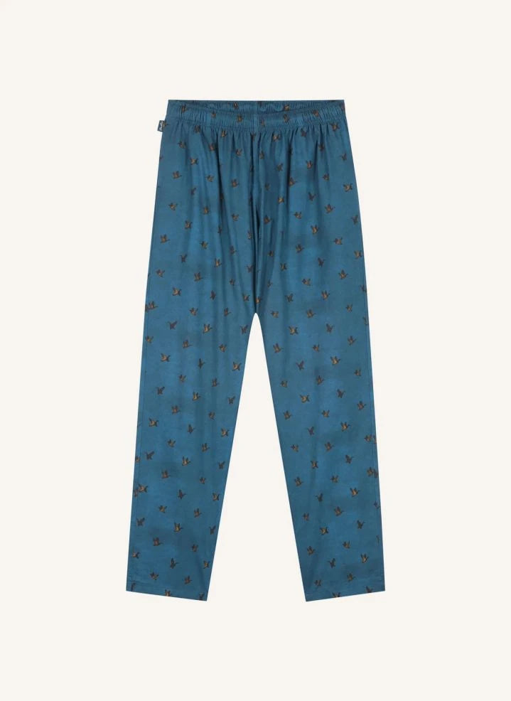 Pockies - Ördek Pijama Pantolonu | Tavus Kuşu Mavisi