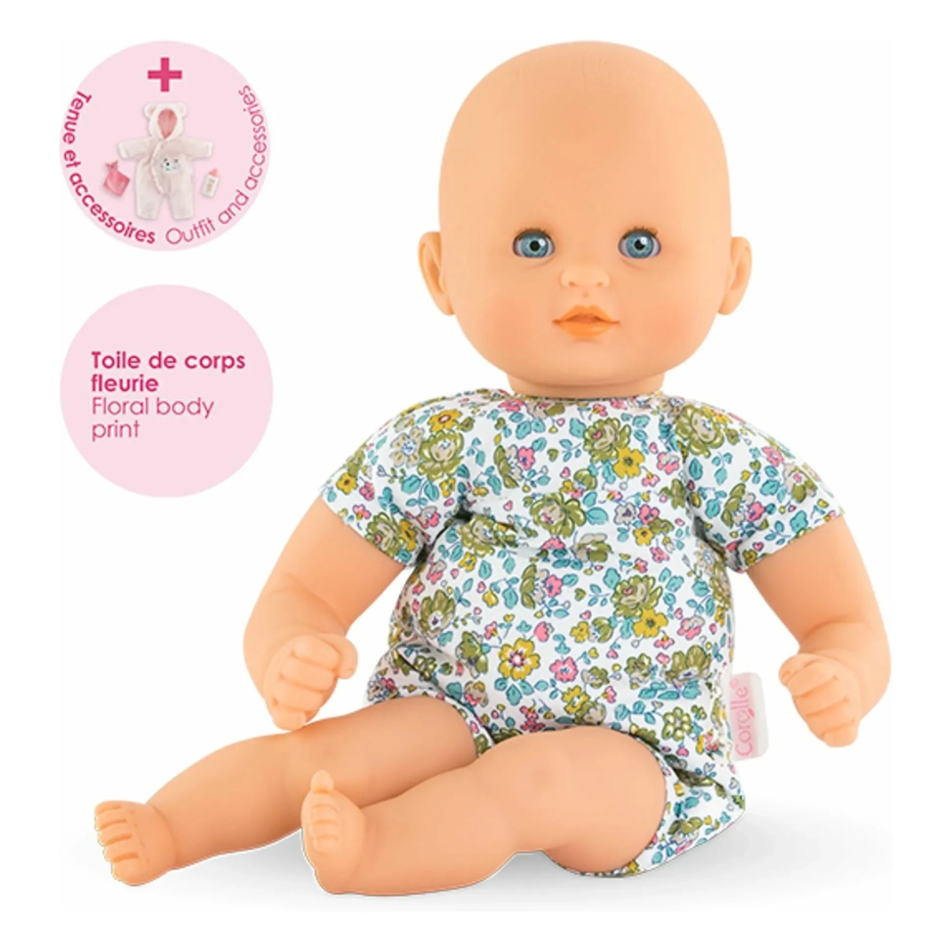Corolle - My First Baby - Ourson d'Amour and Accessories | Light Pink