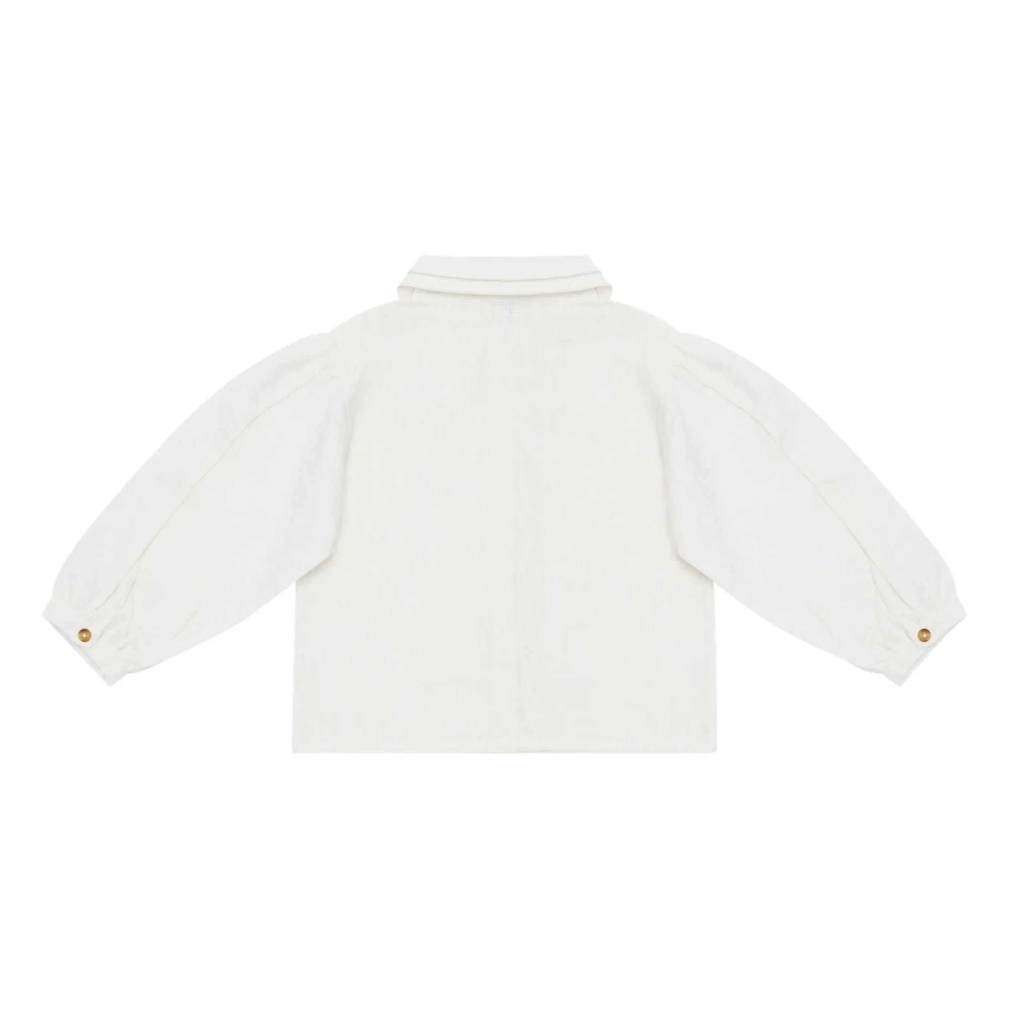 Donsje - Anoeche Blouse with Peter Pan Collar | White