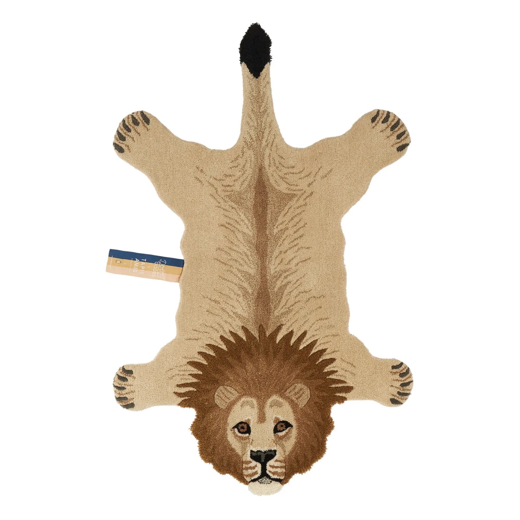 Doing Goods - Lion Rug | Camel