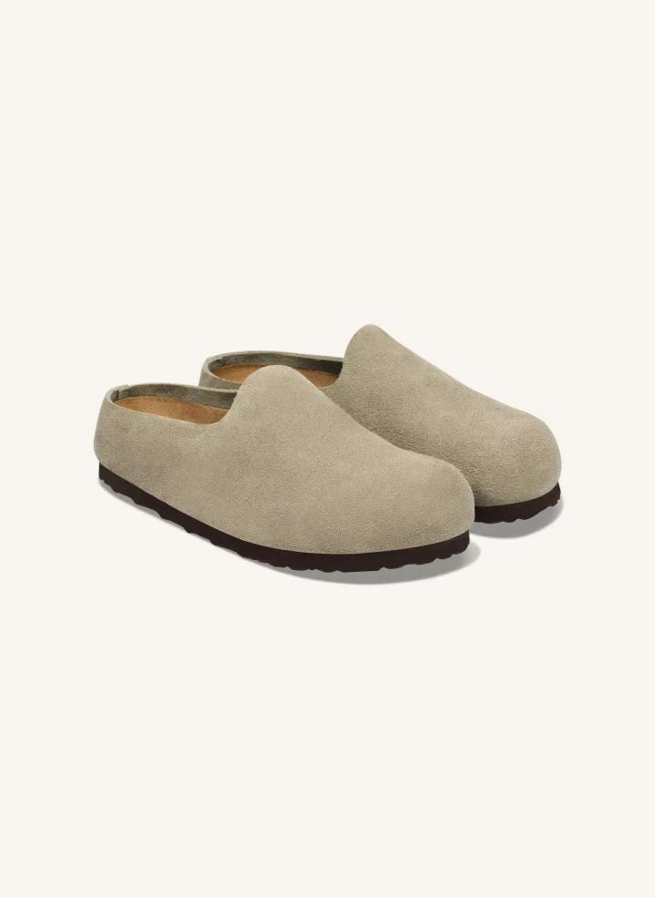 BIRKENSTOCK - Amsterdam Wrapped Suede Slippers