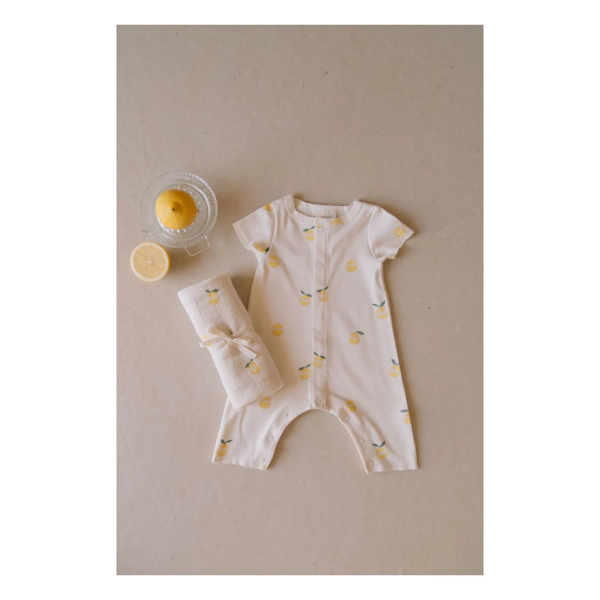 Studio Bohème - Leo Lemons Organic Cotton Romper | Ivory