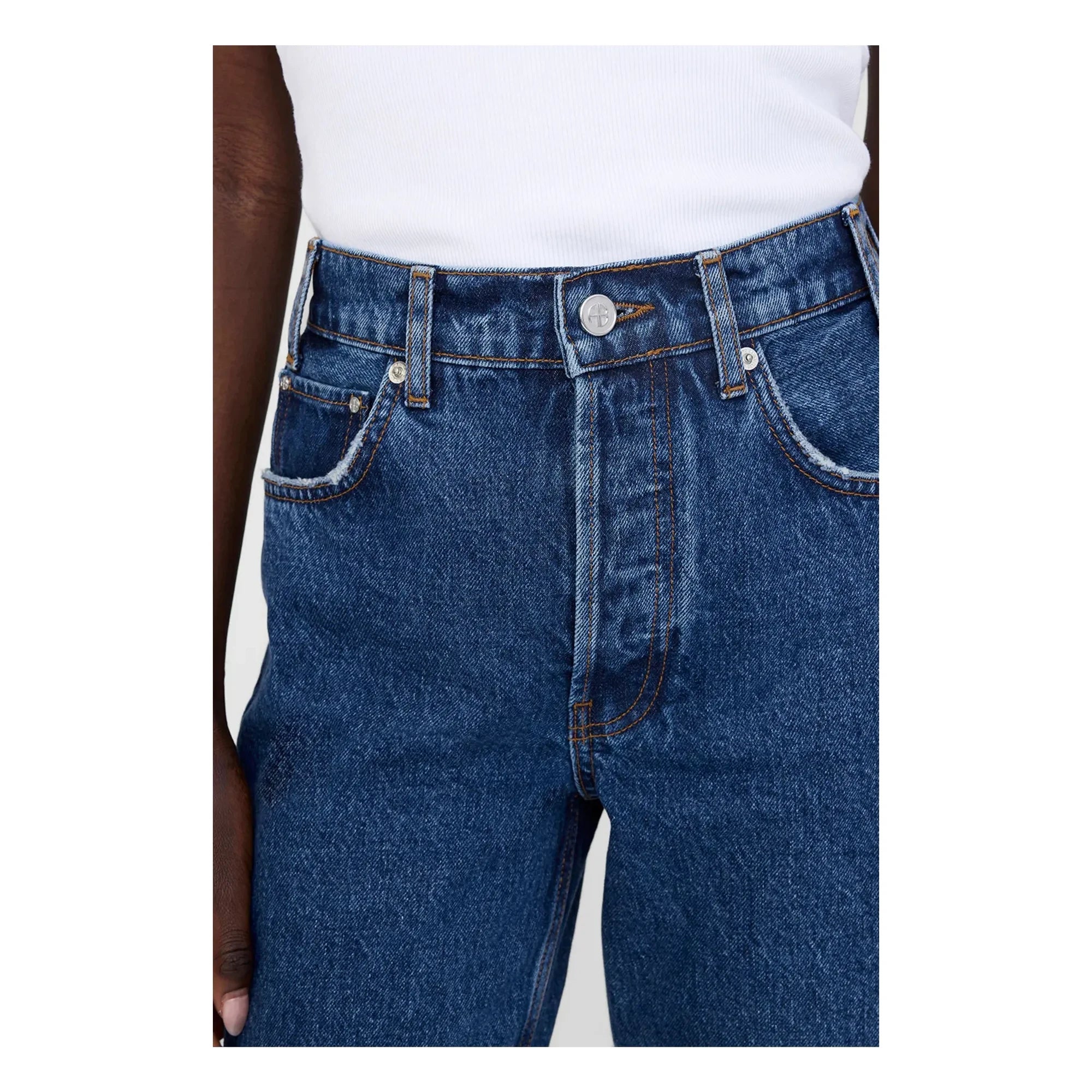 Anine Bing - Jean Roy 31" | Washed Blue