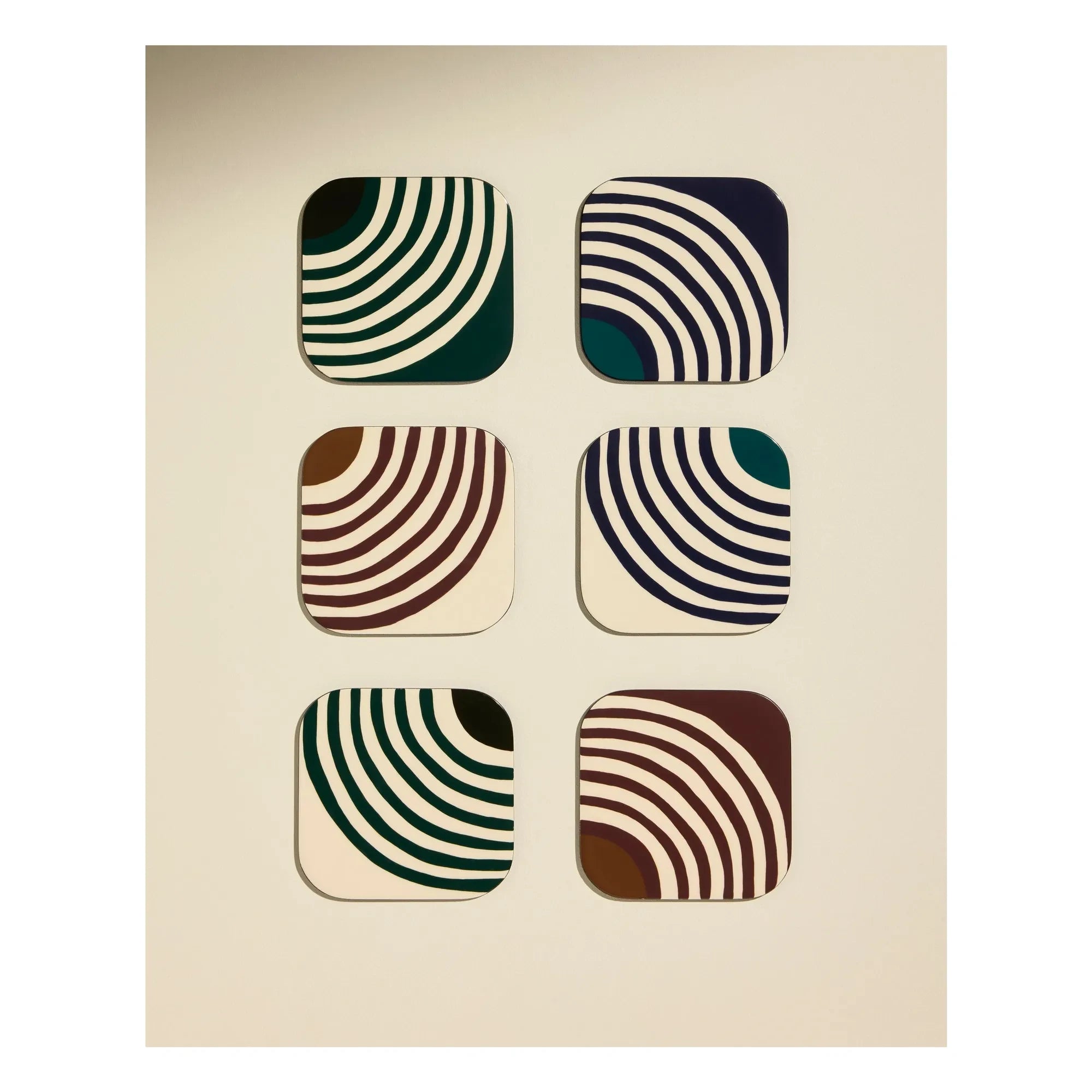 Maison Sarah Lavoine - Mirage Lacquered Coasters - 6-piece Set | Thé de Chine