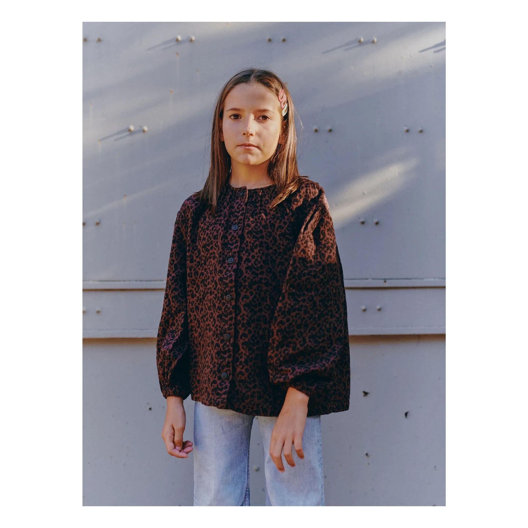 Marlot Paris - Irène Leopard Blouse | Brown