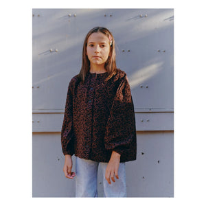 Marlot Paris - Irène Leopard Blouse | Brown