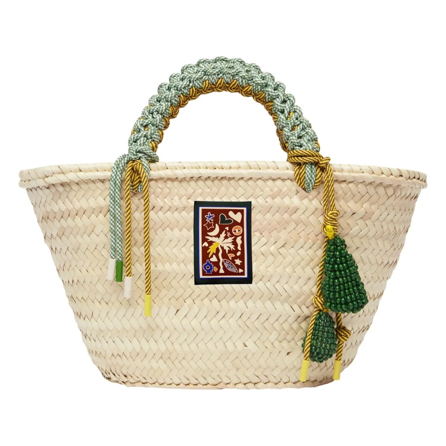 Alémais - Mini Macrame Basket | Beige