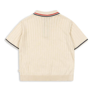 Konges Sløjd - Polo Mio Organic Cotton Knit | Ecru