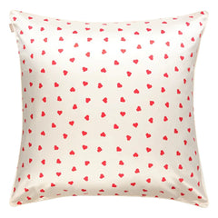 Emily's Pillow - Heart Print Mulberry Silk Pillowcase | Cream