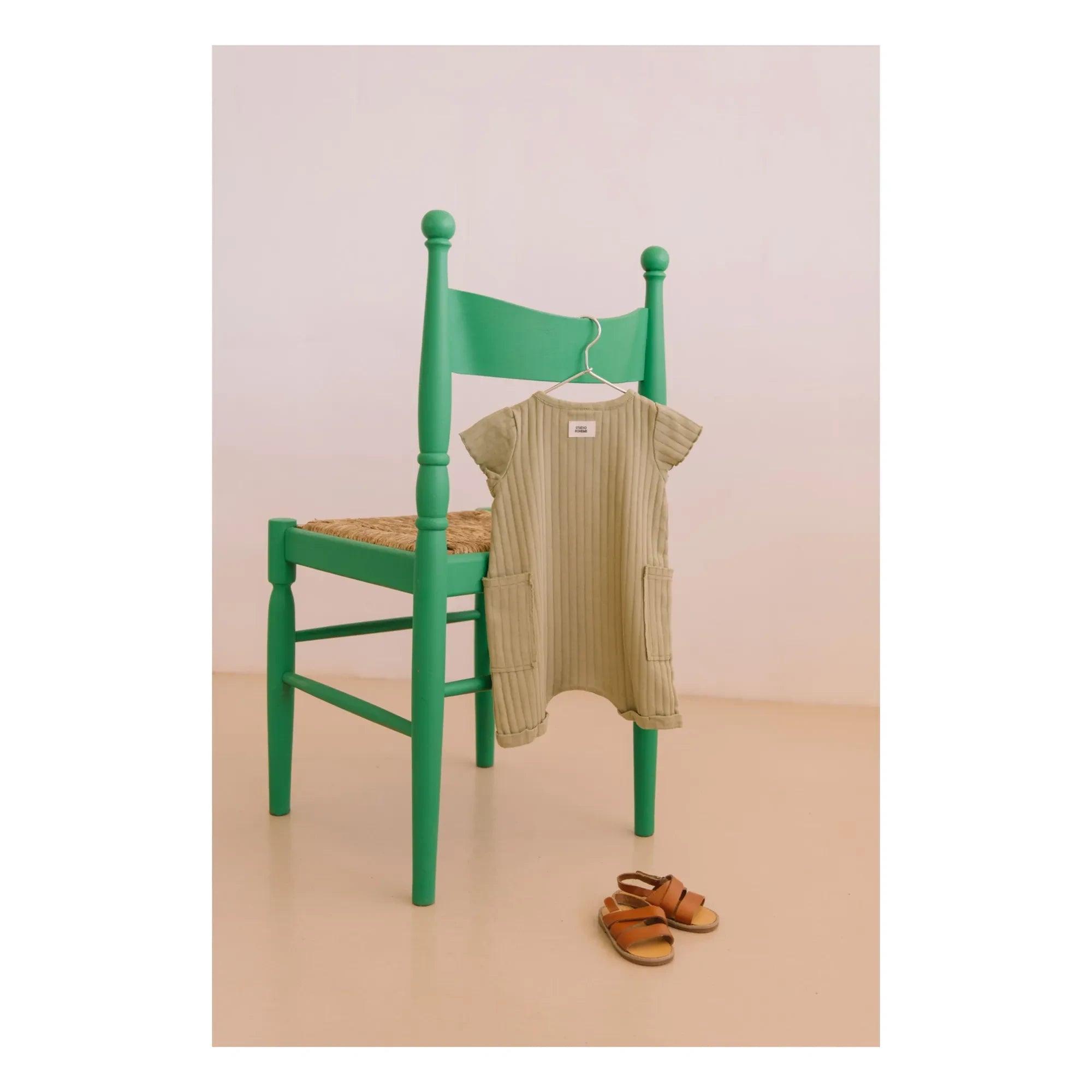 Studio Bohème - Ribbed Romper Aimé Organic Cotton | Khaki