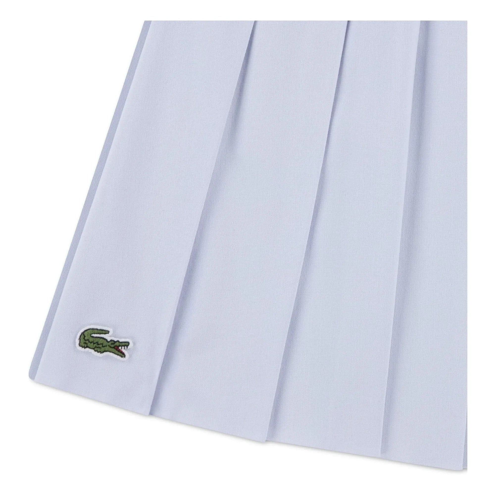 Lacoste - Recycled Fiber Pleated Skirt | Light Blue